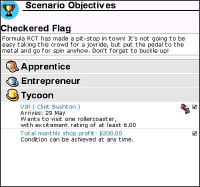Niektóre zadania powinno wykonać się przed upływem określonego czasu, ale nie jest to konieczne. - Sprawy podstawowe | Kampania w RollerCoaster Tycoon 3 - RollerCoaster Tycoon 3 - poradnik do gry