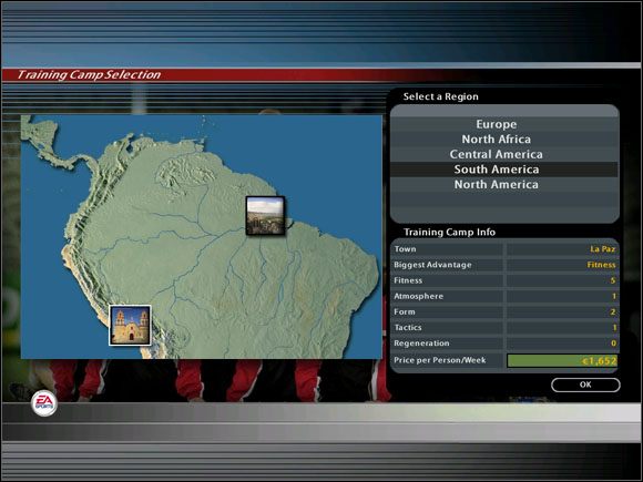 Najlepszym rozwiązaniem, ale zarówno najdroższym, jest La Paz - Jedziemy na obóz cz.2 | Obóz | Total Club Manager 2005 - Total Club Manager 2005 - poradnik do gry