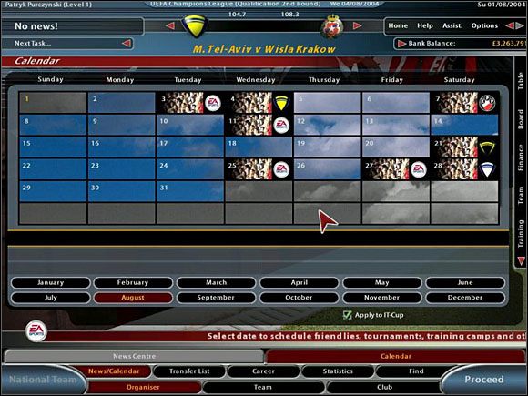 Warto też pamiętać o obozach treningowych dla młodzieży - Jedziemy na obóz cz.3 | Obóz | Total Club Manager 2005 - Total Club Manager 2005 - poradnik do gry