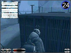 Brama widoczna jest na obrazku [23] - otwórz ją i ukryj się za generatorami w [24] - Misja 1-C cz.3 | Gorky 02 Aurora Watching - Gorky 02: Aurora Watching - poradnik do gry