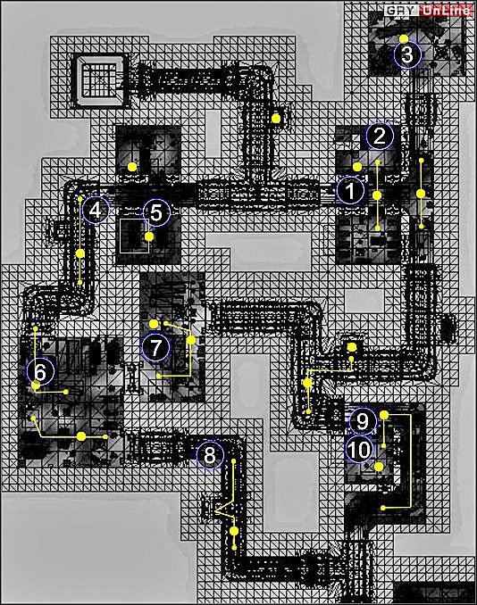 W obu poziomach nie masz mapy, jednak w tym poradniku mapy oczywiście są - Misja 2-A cz.1 | Gorky 02 Aurora Watching - Gorky 02: Aurora Watching - poradnik do gry