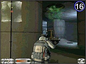 Zmień na zwykłą amunicję i w odpowiednim momencie wychyl się, by strzelić w głowę patrolującemu strażnikowi (obrazek [15]) - Misja 2-A cz.2 | Gorky 02 Aurora Watching - Gorky 02: Aurora Watching - poradnik do gry