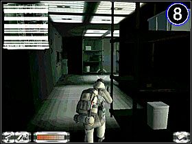 Za ścianą korytarz patroluje strażnik - Misja 3-B cz.1 | Gorky 02 Aurora Watching - Gorky 02: Aurora Watching - poradnik do gry