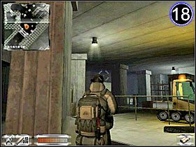 Jeśli udało ci się zdobyć strzelbę snajperską, to użyj jej by wykończyć tylu strażników ilu się da (stąd - maksymalnie dwóch, pokazuje to obrazek [17]) - Misja 7-A cz.3 | Gorky 02 Aurora Watching - Gorky 02: Aurora Watching - poradnik do gry