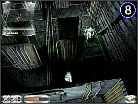 Potem omiń z prawej silnik (obrazek [07]) - musisz uważać na dwie rzeczy, buchającą parę oraz laser - Misja 9 cz.1 | Gorky 02 Aurora Watching - Gorky 02: Aurora Watching - poradnik do gry