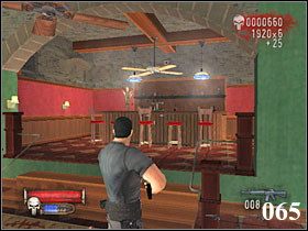 Na prawo od korytarza jest klatka z gościem (064) - 6.GNUCCI ESTATE cz.1 | The Punisher - The Punisher - poradnik do gry