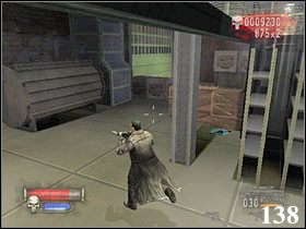 Wychodzimy na zewnątrz - dźwig eksploduje - 12.PIER 74 REVISITED | The Punisher - The Punisher - poradnik do gry