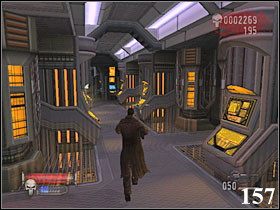 Na prawo masz drabinki, które prowadzą do przejścia na drugą stronę - użyj ich (156) - 14.STARK TOWERS | The Punisher - The Punisher - poradnik do gry