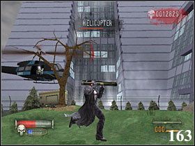 Rozpoczyna się walka z helikopterem - kolejnym bossem gry - 14.STARK TOWERS | The Punisher - The Punisher - poradnik do gry