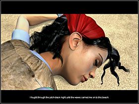 Kiedy ocknęłam się, leżąc z nosem w piasku, odniosłam dziwne wrażenie, że jestem obserwowana - Poradnik do gry - 01 Plaża - Return to Mysterious Island: Powrót na Tajemniczą Wyspę - poradnik do gry