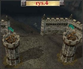Gdy zakończymy zadanie z doprowadzeniem uratowanej damy do osady (2) , na północy tego miasta otworzy się przejście [rys - Misja 13 w The Settlers Dziedzictwo Królów - The Settlers: Dziedzictwo Królów - poradnik do gry