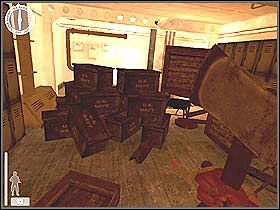 Dalszą drogę należy utorować sobie siekierą i pozbyć się zablokowanych drzwi - Pearl harbor (3) | Kampania 1 | Medal of Honor Wojna na Pacyfiku - Medal of Honor: Wojna na Pacyfiku - poradnik do gry