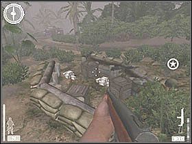 Wędrując dalej napotkacie na niewielkie posterunki wroga - Atol Makin (3) | Kampania 2 | Medal of Honor Wojna na Pacyfiku - Medal of Honor: Wojna na Pacyfiku - poradnik do gry