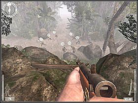 Napotkacie na wartę, którą pełni kilku żołnierzy - Guadalcanal (5) | Kampania 3 | Medal of Honor Wojna na Pacyfiku - Medal of Honor: Wojna na Pacyfiku - poradnik do gry