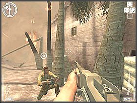 Wracacie do poprzedniego miejsca i tym razem kierujecie się na prawo - Tarawa (6) | Kampania 4 | Medal of Honor Wojna na Pacyfiku - Medal of Honor: Wojna na Pacyfiku - poradnik do gry