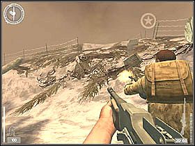 Wychodząc znów na otwartą przestrzeń warto na początku usunąć wroga, który praktycznie czeka na Was - Tarawa (8) | Kampania 4 | Medal of Honor Wojna na Pacyfiku - Medal of Honor: Wojna na Pacyfiku - poradnik do gry