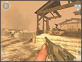 Zaczynacie od polecenia utrzymania linii, zostaniecie zaatakowani z różnych kierunków, ale nie będzie aż tak bardzo ciężko - Tarawa (9) | Kampania 4 | Medal of Honor Wojna na Pacyfiku - Medal of Honor: Wojna na Pacyfiku - poradnik do gry