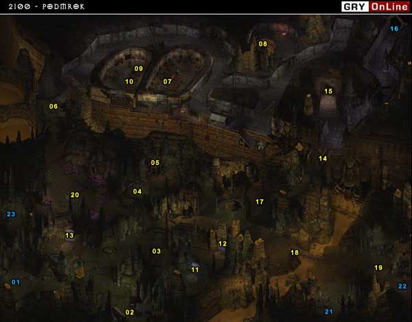 Do Podmroku trafiamy w naszej drodze z Przytułku Czarowięzy na stały ląd - 2100 - Podmrok | Baldurs Gate II Cienie Amn - Baldurs Gate II: Cienie Amn - poradnik do gry