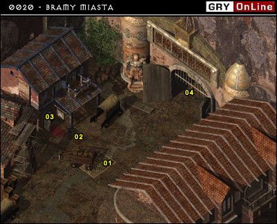 Z tej lokacji możemy rozpocząć podroż po lokacjach znajdujących się poza Miastem - 0020 - Bramy Miasta | Baldurs Gate II Cienie Amn - Baldurs Gate II: Cienie Amn - poradnik do gry