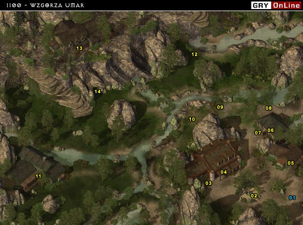 Zadania które sprowadzają nas do Wzgórz Umar to - 1100 - Wzgórza Umar | Baldurs Gate II Cienie Amn - Baldurs Gate II: Cienie Amn - poradnik do gry