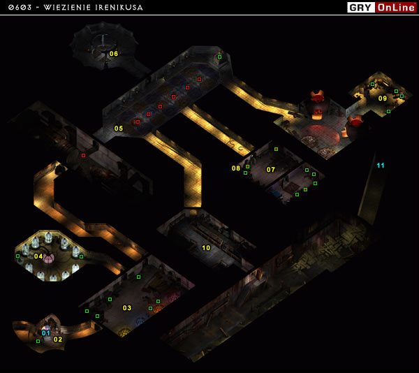 W tej lokacji w dalszym ciągu będziemy próbowali wydostać się z więzienia Irenikusa na powierzchnię - 0603 - Więzienie Irenikusa cz.2 | Baldurs Gate II Cienie Amn - Baldurs Gate II: Cienie Amn - poradnik do gry