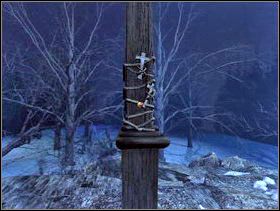 Obejdź go dookoła. Jak znajdziesz się w takiej pozycji, obróć się w lewo i rozejrzyj się po ziemi. - Karczma i jej okolice cz.2 | Dracula Zmartwychwstanie - Dracula: Zmartwychwstanie - poradnik do gry