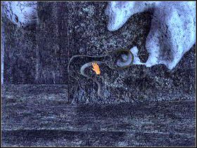 Znajdziesz procę. Wróć do karczmy i zapytaj właścicielkę i starca o pierścień i o procę. Starzec powie Ci, że z procy można strzelać do ptaków, które latają przy dużym dębie nad jeziorem. - Karczma i jej okolice cz.2 | Dracula Zmartwychwstanie - Dracula: Zmartwychwstanie - poradnik do gry