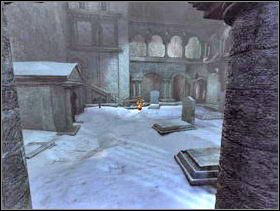 Idź prosto przez dziedziniec do wejścia po prawej stronie. - Zamek cz.1 | Dracula Zmartwychwstanie - Dracula: Zmartwychwstanie - poradnik do gry