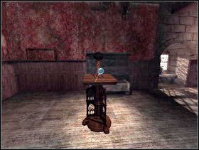 Podejdź do stolika i weź z niego kulę. Idź w prawo. - Zamek cz.2 | Dracula Zmartwychwstanie - Dracula: Zmartwychwstanie - poradnik do gry