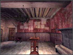 Powieś obraz na widocznej na screenie ścianie. Obejrzyj obraz i opuść pokój innymi drzwiami niż przyszedłeś (tymi po lewej). - Zamek cz.2 | Dracula Zmartwychwstanie - Dracula: Zmartwychwstanie - poradnik do gry