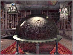 Podejdź do dużego globusa. Ustaw współrzędne i zakręć globusem. - Zamek cz.6 | Dracula Zmartwychwstanie - Dracula: Zmartwychwstanie - poradnik do gry