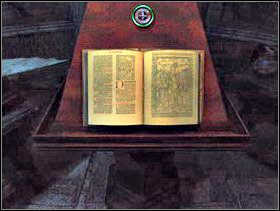 Połóż krzyżyk nad książką. Podest obróci się. - Zamek cz.6 | Dracula Zmartwychwstanie - Dracula: Zmartwychwstanie - poradnik do gry