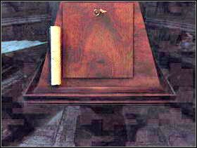 Otwórz pokrywę. Czas na magiczne kwadraty. Zauważ, że napis TENET można przeczytać od każdej strony: pionowo, poziomo, do przodu i do tyłu. Podobnie będzie z tym, co masz ułożyć. - Zamek cz.7 | Dracula Zmartwychwstanie - Dracula: Zmartwychwstanie - poradnik do gry