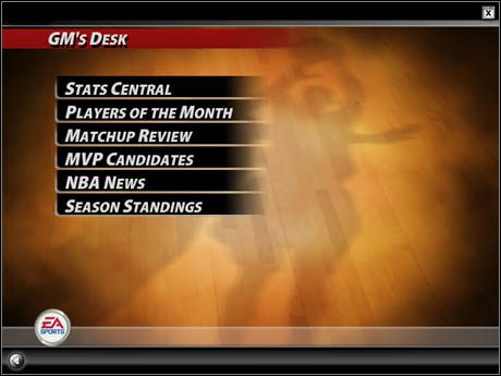 Load/Save służy do zachowania stanów gry oraz do wczytywania już istniejących - [Game Mods] Season - GMs Desk | NBA Live 2005 - NBA Live 2005 - poradnik do gry