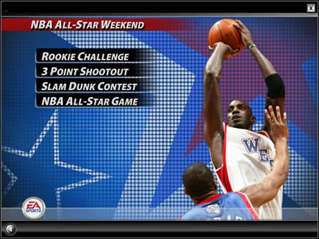 Prawda jest taka, że konkurs rzutów za trzy punkty gościł w NBA Live już kilka razy i wcale się nie zmienił - NBA All-Star Weekend | NBA Live 2005 - NBA Live 2005 - poradnik do gry