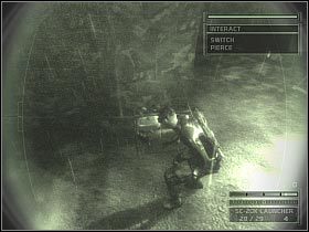 W jednym z namiotów odnajdziesz trzecią skrzynię z amunicją, której warto byłoby się bliżej przyjrzeć (przypominam: opcja Scan crate) - Punta Blanco Lighthouse (4) | Peru | Tom Clancys Splinter Cell Chaos Theory - Tom Clancys Splinter Cell: Chaos Theory - poradnik do gry