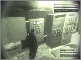 Podejdź do ukazanej na pierwszym screenie kratki - Offices of Displace International (1) | USA | Splinter Cell Chaos Theory - Tom Clancys Splinter Cell: Chaos Theory - poradnik do gry