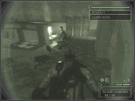 Podejdź do komputera, przy którym siedział pierwszy z usuniętych strażników - NKA Coastal Battery (2) | North Korea | Tom Clancys Splinter Cell Chaos Theory - Tom Clancys Splinter Cell: Chaos Theory - poradnik do gry