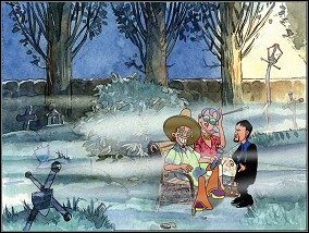 Po krótkiej wymianie zdań, przejdź jeszcze dalej - na łąkę - Akt 2 (cz.2) Chłopaki nie płaczą - Chłopaki nie płaczą - poradnik do gry