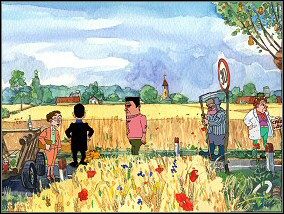 Wróć na plac przed zajazdem i porozmawiaj z Kobietą w wełnianej czapce - ta z dobrego serca podaruje Ci kawałek mięsa - Akt 3 (cz.1) Chłopaki nie płaczą - Chłopaki nie płaczą - poradnik do gry