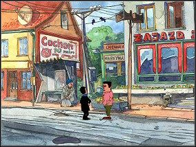 Pogadaj ze stojącą przed domem Garbatą Babiną i rzuć okiem na wiszącą nad drzwiami podkowę - Akt 3 (cz.2) Chłopaki nie płaczą - Chłopaki nie płaczą - poradnik do gry