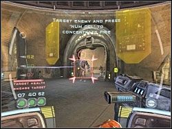 Po wyczyszczeniu pomieszczenia otworzą się drzwi z tyłu i wkroczy do środka super battle droid - The Strenght Of Brothers - Kampania I - Star Wars: Republic Commando - poradnik do gry