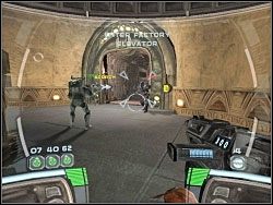 Następnie wróć się do drzwi, których przejście zakończy poziom - The Strenght Of Brothers - Kampania I - Star Wars: Republic Commando - poradnik do gry