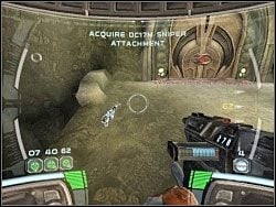 Nieopodal wejścia na poziom znajdziesz karabin snajperski - Infiltrate The Droid Foundry - Kampania I - Star Wars: Republic Commando - poradnik do gry