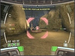 Taka ikona oznacza zaś, że można nakazać któremuś z partnerów, aby rzucał granatami - Infiltrate The Droid Foundry - Kampania I - Star Wars: Republic Commando - poradnik do gry