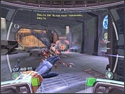 Brnąc dalej będziesz trafiał na pomieszczenia z oknami - To Own The Skies - Kampania I - Star Wars: Republic Commando - poradnik do gry