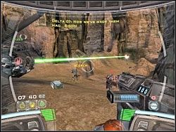 Podczas walki postaraj się jak najszybciej zająć to działo - Territory - Kampania I - Star Wars: Republic Commando - poradnik do gry