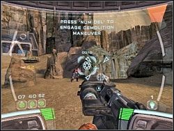 Po wyjściu na zewnątrz musisz pozbyć się tego fragmentu skały - Territory - Kampania I - Star Wars: Republic Commando - poradnik do gry