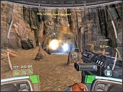 Po ciężkiej walce ze Spider Droidem w roli głównej (strzelaj mu w jedyne odsłonięte miejsce), będziesz zmuszony wezwać wsparcie z powietrza - Territory - Kampania I - Star Wars: Republic Commando - poradnik do gry