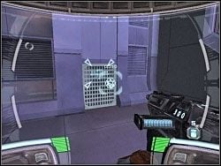 Kiedy już pokonasz przeciwnika, zniszcz pokazaną kratę i wejdź do tunelu za nią - Infiltration Of The Coreship - Kampania I - Star Wars: Republic Commando - poradnik do gry